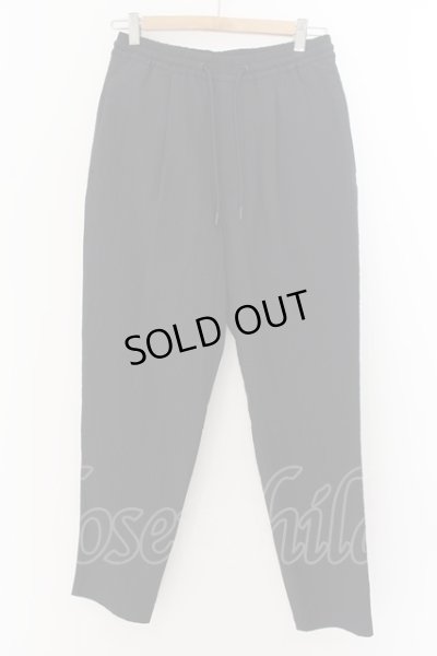 画像1: 【WINTERセール】ZARA / カノコスラックスパンツ EU S ブラック O-24-05-19-034-ZA-pa-YM-ZT259
