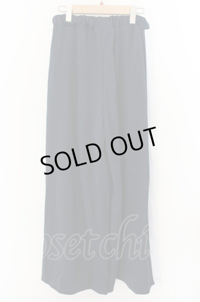 画像2: unrelaxing / サイドラインワイドジャージパンツ  ネイビー O-24-05-19-038-un-pa-YM-ZT259 (2)