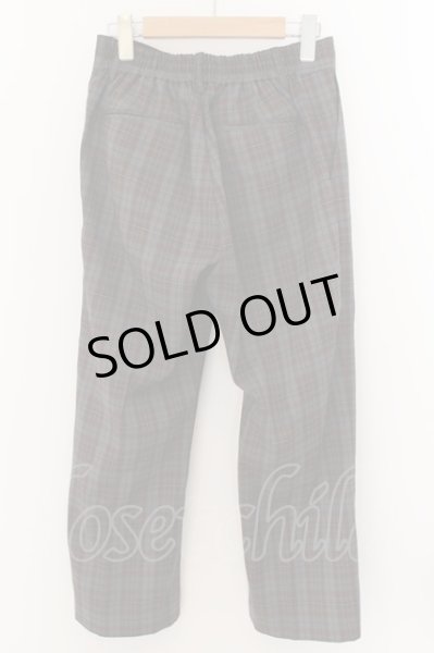 画像2: NO ID. / ハイウエストワイドレッグパンツ 1 ネイビー O-24-05-19-040-NO-pa-YM-ZT260 (2)