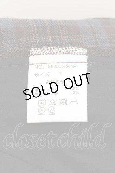 画像3: NO ID. / ハイウエストワイドレッグパンツ 1 ネイビー O-24-05-19-040-NO-pa-YM-ZT260 (3)