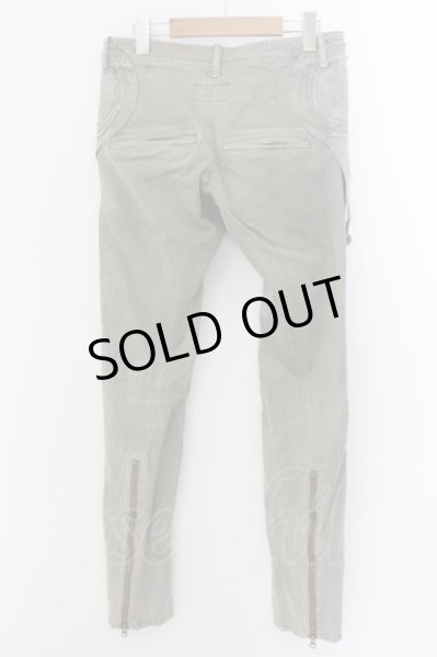 画像2: SHARE SPIRIT / サイドラインZIPストレッチスキニーパンツ 46 グレー O-24-05-19-041-SH-pa-YM-ZT257 (2)