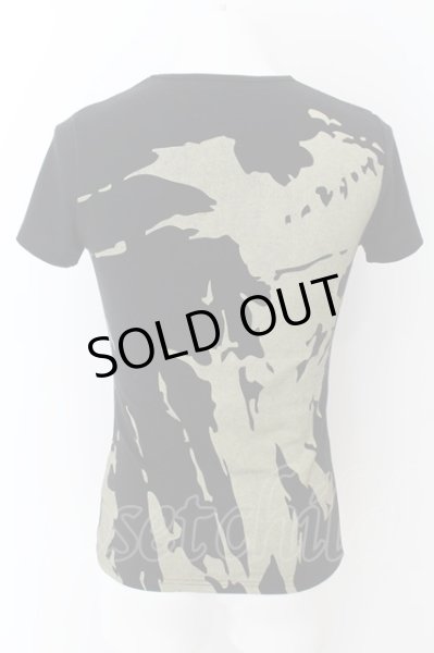 画像2: SEANA / スプラッシュプリントTシャツ S イエローｘブラック O-24-05-19-001-SE-ts-YM-OS (2)