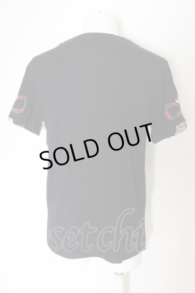 画像3: ZARA / スネークスカルストーンTシャツ EU S ブラック O-24-05-19-006-ZA-ts-YM-ZT252 (3)