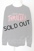ZARA / MICHAEL JACKSON'S THRILLER スウェット EU XL ブラック O-24-05-19-007-ZA-to-YM-ZT252