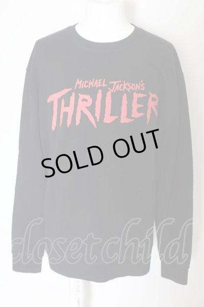 画像1: ZARA / MICHAEL JACKSON'S THRILLER スウェット EU XL ブラック O-24-05-19-007-ZA-to-YM-ZT252 (1)