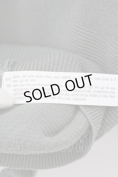 画像3: ZARA / 切替ボーダー編みクルーネックニット EU XL グリーン O-24-05-19-009-ZA-to-YM-ZT250 (3)