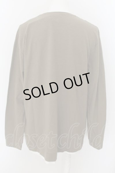 画像2: ZARA / フェイクレイヤード立体ボーダーカットソー EU XL カーキ O-24-05-19-010-ZA-to-YM-ZT250 (2)