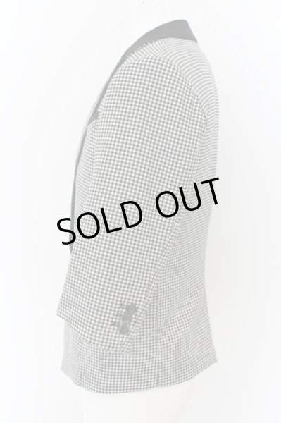 画像2: CIVARIZE / Method切り替えTR5分袖テーラードジャケット 46 ブラックｘホワイト O-24-05-19-002-CI-ja-YM-OS (2)