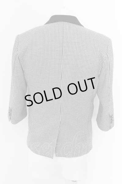 画像3: CIVARIZE / Method切り替えTR5分袖テーラードジャケット 46 ブラックｘホワイト O-24-05-19-002-CI-ja-YM-OS (3)