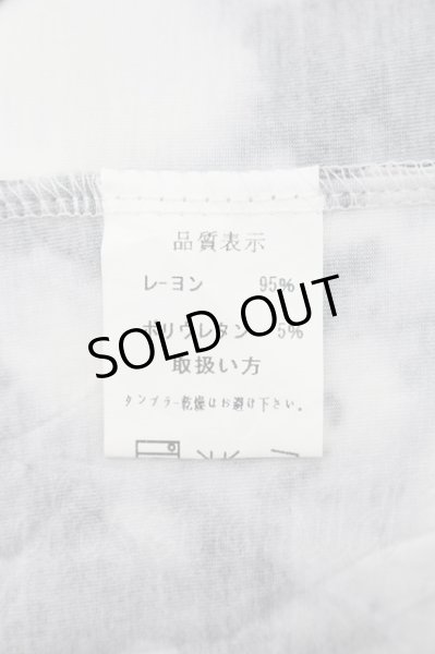 画像3: SEANA / アシンメトリーブリーチTシャツ L パターン O-24-05-19-018-SE-ts-YM-OS (3)