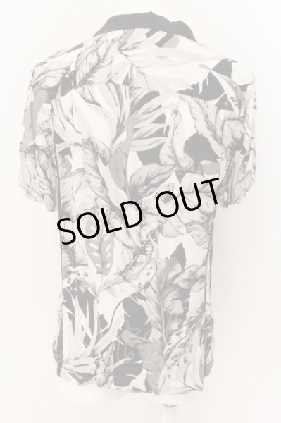 画像2: 5351pour les Hommes / モノボタニカル切り替え半袖シャツ 48 モノトーン O-24-05-19-021-53-sh-YM-OS (2)