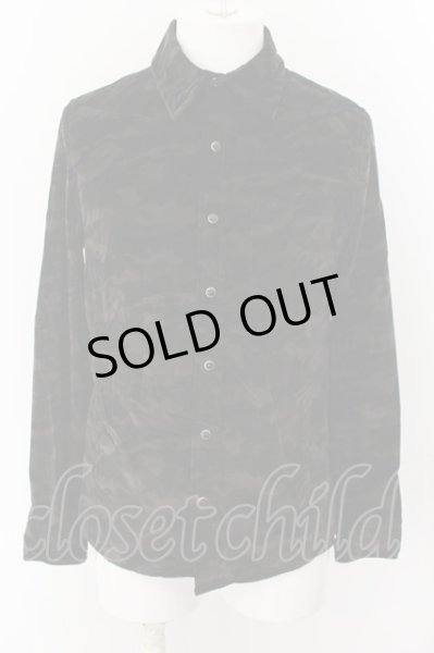 画像1: MURDER LICENSE / カモフラワイヤーシャツ 46 ブラック O-24-05-19-022-MU-sh-YM-ZT269 (1)