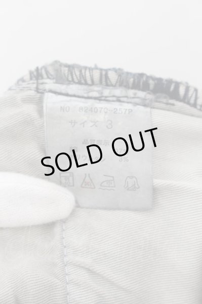 画像3: NO ID. / ストレッチデニムライダースパンツ 3 ブルーｘグレイ O-24-05-19-026-NO-pa-YM-ZT269 (3)