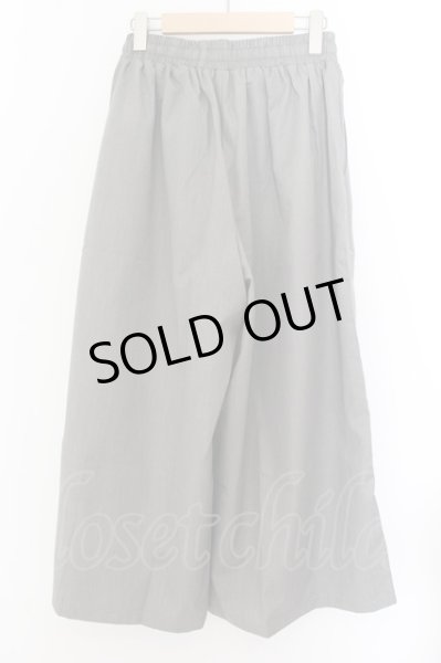 画像2: unrelaxing / レーヨン混ワイドパンツ  グレー O-24-05-19-028-un-pa-YM-ZT269 (2)