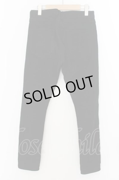 画像2: unrelaxing / ストレッチダメージスキニーパンツ S ブラック O-24-05-19-029-un-pa-YM-ZT250 (2)