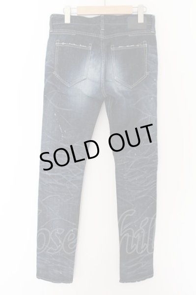 画像2: CIVARIZE / Clueブラスト加工ラメペンキシューカットデニムパンツ 42 インディゴ O-24-05-21-035-CI-pa-YM-ZT443 (2)