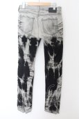 画像2: 【WINTERセール】CIVARIZE / Braid 2wayZIPブリーチスキニーデニムパンツ 42 グレー O-24-05-21-004-CI-pa-YM-ZT443 (2)