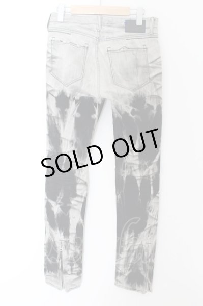 画像2: CIVARIZE / Braid 2wayZIPブリーチスキニーデニムパンツ 42 グレー O-24-05-21-004-CI-pa-YM-ZT443 (2)