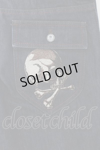 画像3: Roen / スカルパッチストレートデニムパンツ 30 インディゴ O-24-05-21-038-Ro-pa-YM-ZT340 (3)