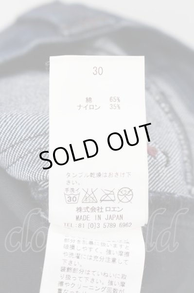 画像4: Roen / スカルパッチストレートデニムパンツ 30 インディゴ O-24-05-21-038-Ro-pa-YM-ZT340 (4)