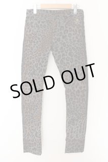 Roen Jeans / スワロフスキースカルサイドレオパードラインデニム