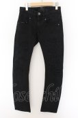画像1: 【WINTERセール】Luv maison / SUGIZOコラボダメージリペアデニムパンツ 42 ブラック O-24-05-21-045-Lu-pa-YM-ZT339 (1)
