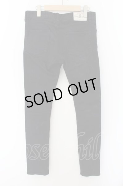 画像2: GOSTAR DE FUGA / 裾ZIPリメイクカラースキニーデニムパンツ 42 ブラック O-24-05-21-046-GO-pa-YM-ZT443 (2)