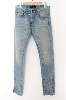 ✨希少 【OVERDESIGN】 デニムパンツ ペイント加工クラッシュデニム ジーンズ オーバーダイ/マルチ加工グランジバギーワイドデニム