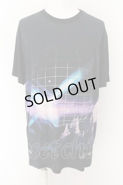 画像1: PARADOX / ギャラクシープリントTシャツ F ブラック O-24-05-21-058-PA-ts-YM-ZT340 (1)