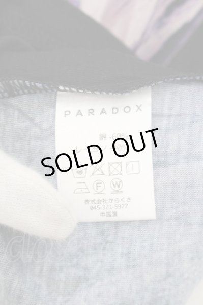 画像3: PARADOX / ギャラクシープリントTシャツ F ブラック O-24-05-21-058-PA-ts-YM-ZT340 (3)