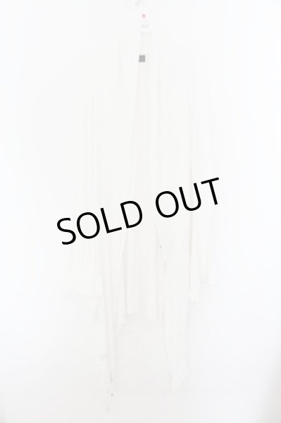 画像1: God of Roses / Mizerable ロングカーディガン 0（F) ホワイト O-24-05-21-062-Go-to-YM-ZT340 (1)