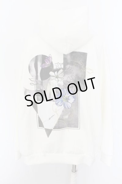 画像2: HARE / アートコラージュポンチパーカー F ホワイト O-24-05-21-064-HA-to-YM-ZT351 (2)