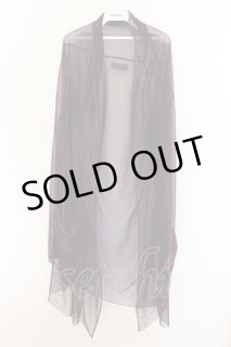 nude:masahiko maruyama ロングカーディガン nude:masahiko maruyama カーディガン.ロング /ブラック/1 S-21-12-16