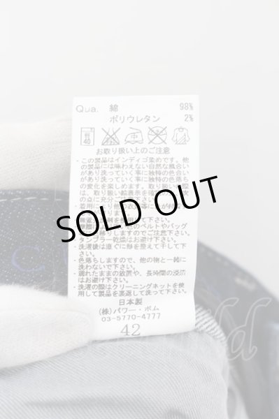 画像3: CIVARIZE / Clueブラスト加工ラメペンキシューカットデニムパンツ 42 インディゴ O-24-05-21-011-CI-pa-YM-OS (3)