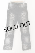 CIVARIZE / 立体加工ブーツカットブリーチデニムパンツ 42 ブラック O-24-05-21-012-CI-pa-YM-OS
