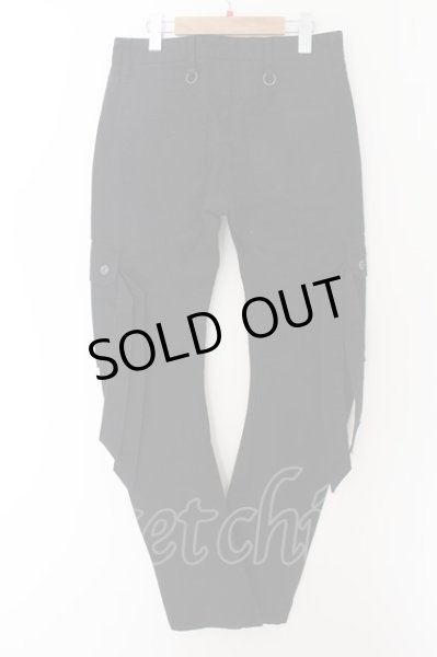 画像2: CIVARIZE / バナナシルエットコードカーゴパンツ 44 ブラック O-24-05-21-016-CI-pa-YM-ZT185 (2)