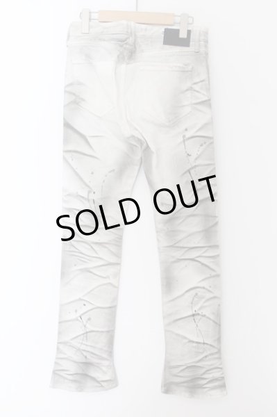 画像2: CIVARIZE / Clueブラスト加工ラメペンキシューカットデニムパンツ 42 ホワイト O-24-05-21-002-CI-pa-YM-OS (2)