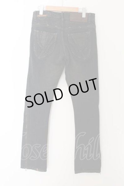 画像2: 14th Addiction / リペアデニムパンツ 1 ネイビー系 O-24-05-21-023-14-pa-YM-OS (2)