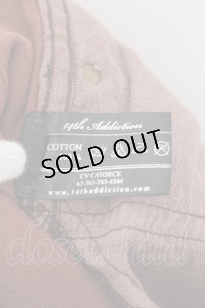 画像3: 14th Addiction / LONGHORN SALOON　ストレッチデニムパンツ 1 レンガ O-24-05-21-025-14-pa-YM-ZT198 (3)