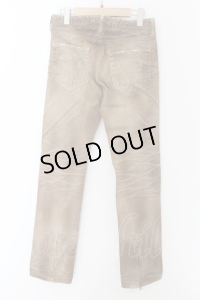 画像2: CIVARIZE / ユーズドウォッシュダメージデニムパンツ 42 ブラウン O-24-05-21-027-CI-pa-YM-ZT442 (2)