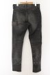 画像2: Black by VANQUISH / スーパーストレッチリペアデニムスキニーパンツ 28 グレー O-24-05-21-034-Bl-pa-YM-ZT185 (2)