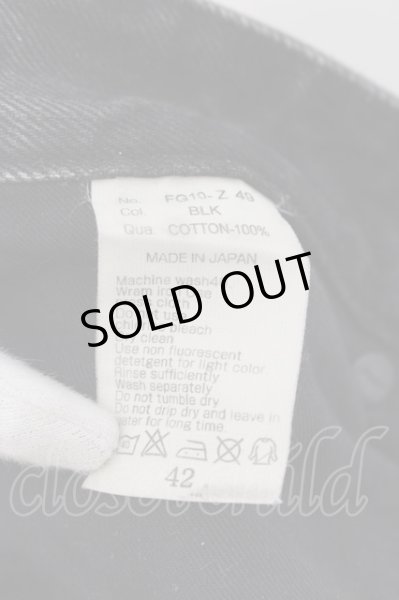 画像3: CIVARIZE / シャドーパイソンフレアデニムパンツ 42 ブラック O-24-05-23-035-CI-pa-YM-ZT336 (3)