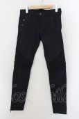 画像1: 【WINTERセール】GalaabenD / 裾ZIPバイカースキニーデニムパンツ ｓ ネイビー O-24-05-23-036-Ga-pa-YM-ZT336 (1)