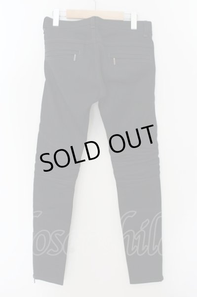 画像2: GalaabenD / 裾ZIPバイカースキニーデニムパンツ ｓ ネイビー O-24-05-23-036-Ga-pa-YM-ZT336 (2)