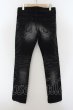 画像2: CIVARIZE / foresight汚し加工スリムデニム 42 ブラック O-24-05-23-038-CI-pa-YM-ZT338 (2)