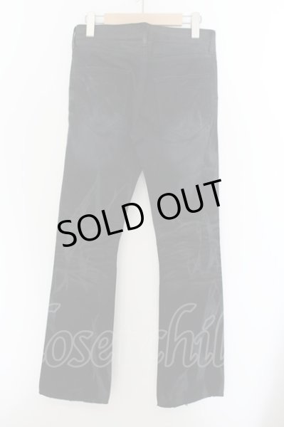 画像2: CIVARIZE / Clumpコーティングチノフレアパンツ 42 ブラック O-24-05-23-043-CI-pa-YM-ZT341 (2)