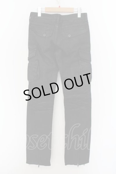 画像2: CIVARIZE / 顔料加工ジップカーゴパンツ 42 ブラック O-24-05-23-044-CI-pa-YM-ZT341 (2)