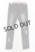 【WINTERセール】CIVARIZE / Shell ストレッチスキニーデニムパンツ 42 ブラック O-24-05-23-047-CI-pa-YM-ZT341