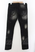 画像2: 【WINTERセール】CIVARIZE / Shell ストレッチスキニーデニムパンツ 42 ブラック O-24-05-23-047-CI-pa-YM-ZT341 (2)