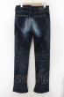 画像2: CIVARIZE / Clueブラスト加工ラメペンキシューカットデニムパンツ 42 インディゴ O-24-05-23-049-CI-pa-YM-ZT341 (2)